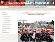 Tablet Screenshot of feuerwehr-bergneustadt.de